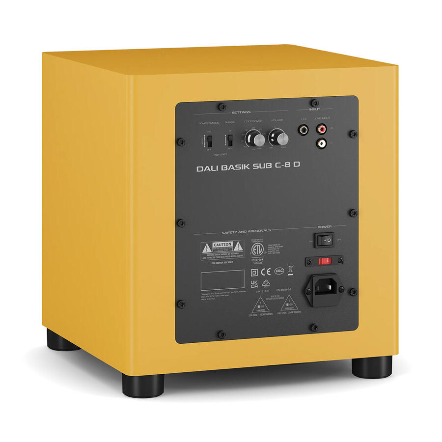 Aktív mélysugárzó- subwoofer – BASIK SUB (GOLDEN YELLOW)