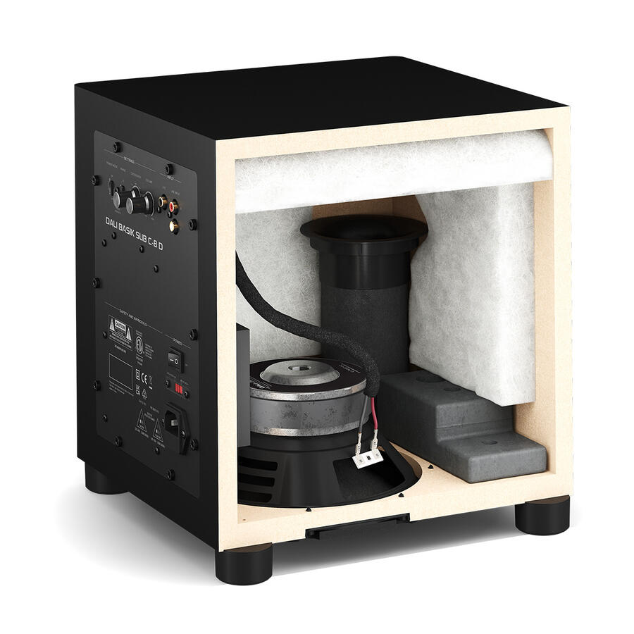 Aktív mélysugárzó- subwoofer – BASIK SUB (SOLID BLACK)