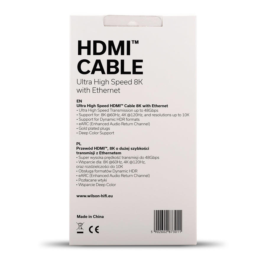 Prémium HDMI kábel – WILSON HDMI CABLE 2.0M