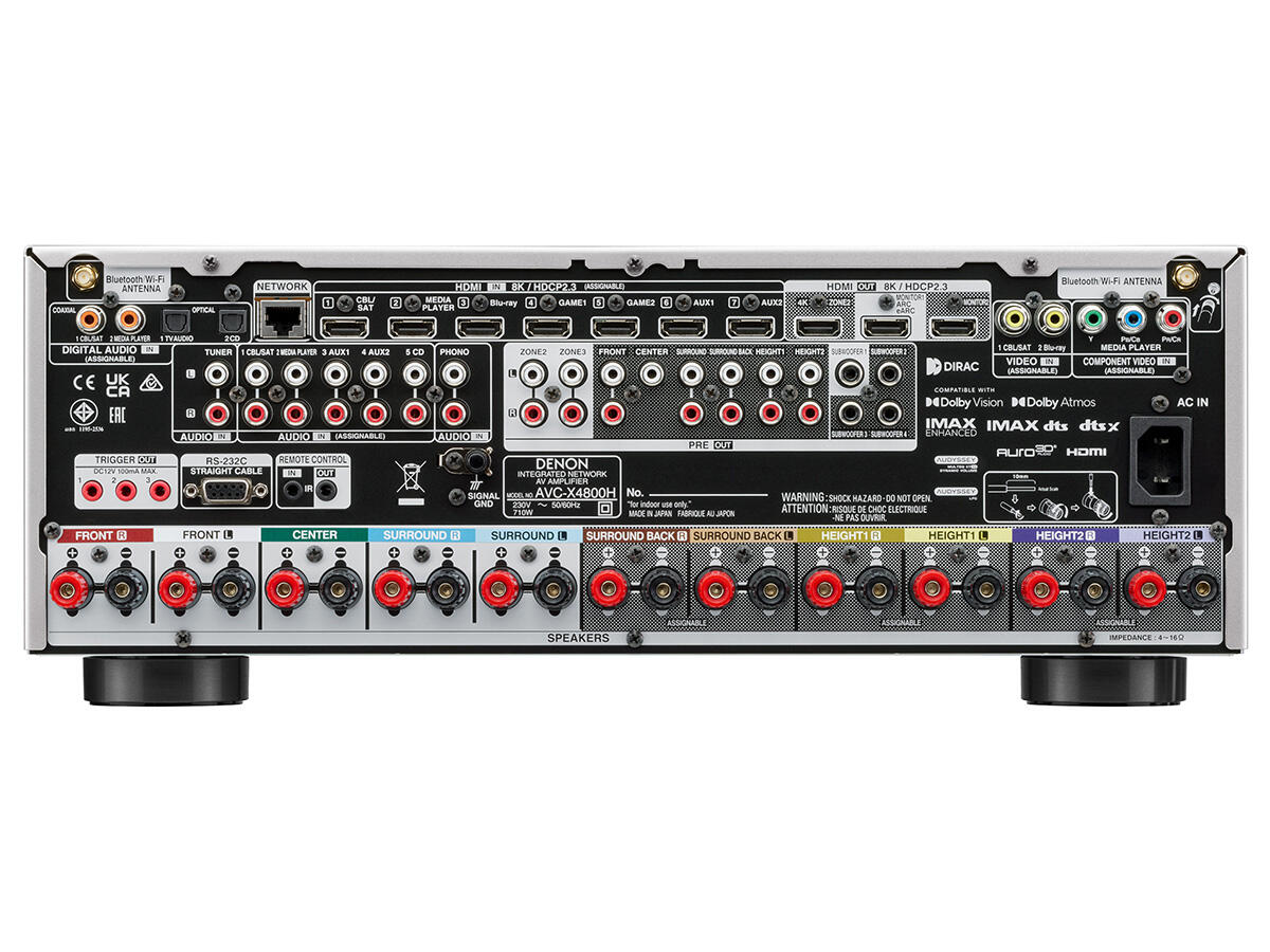 Házimozi rádióerősítő 9.4 8K – AVC-X4800H (PREMIUM SILVER)