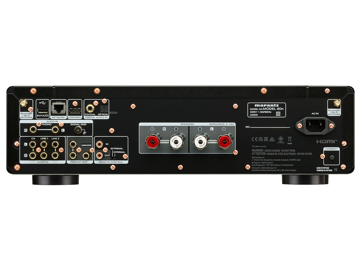 Hálózatba integrált erősítő – MODEL 60n (BLACK)