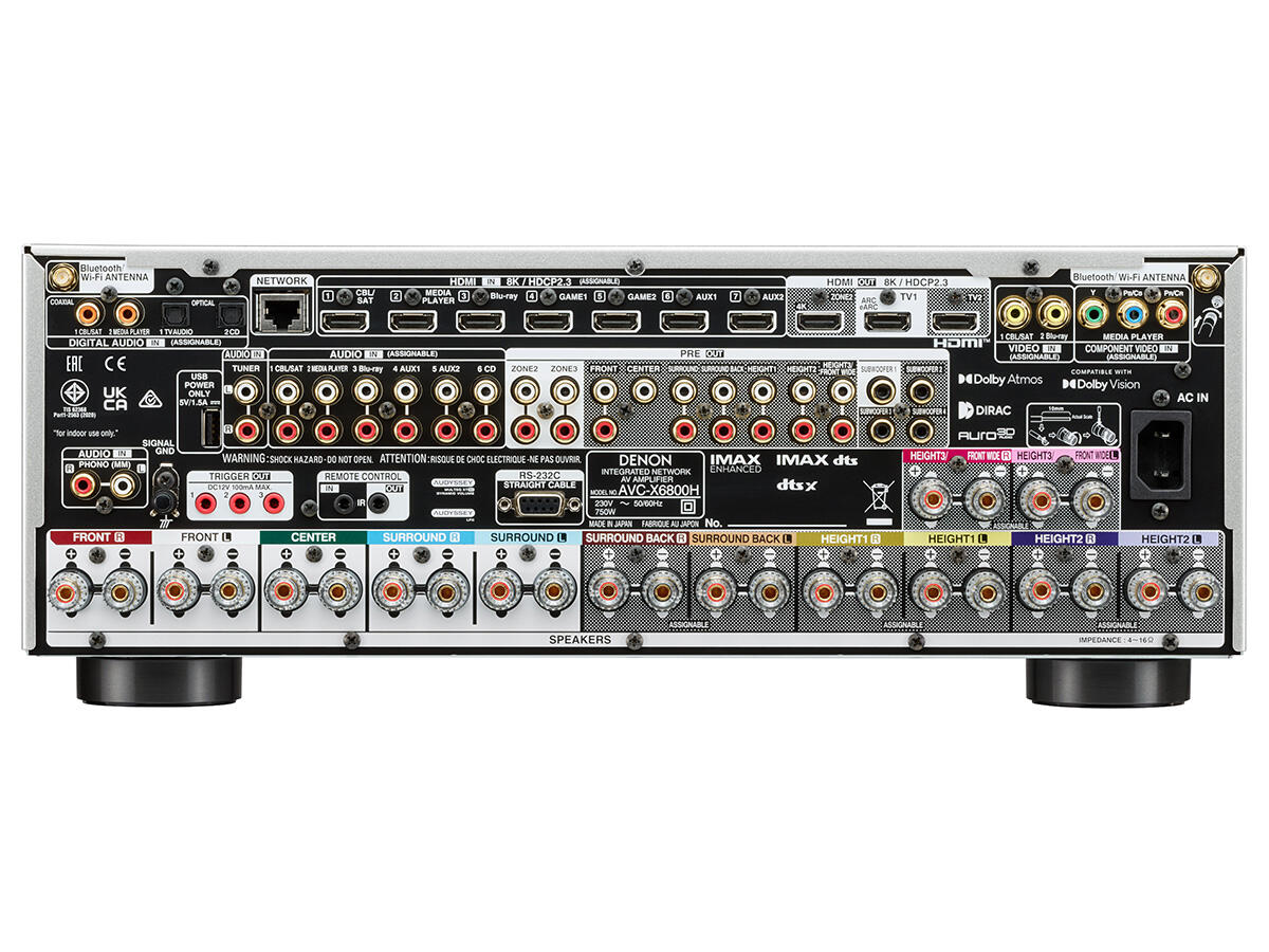 Házimozi rádióerősítő 11.4 8K – AVC-X6800H (PREMIUM SILVER)