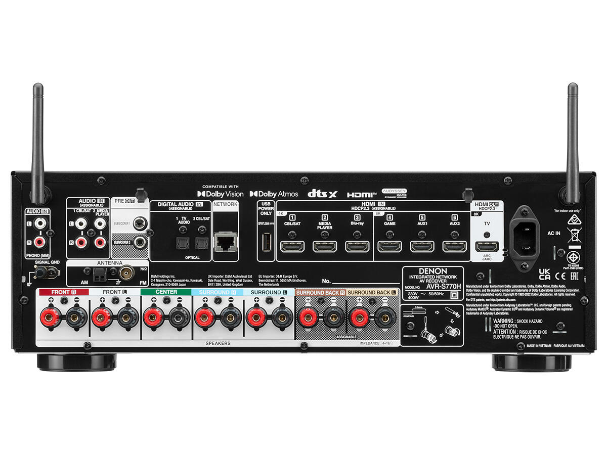 Házimozi rádióerősítő 7.2 8K – AVR-S770H
