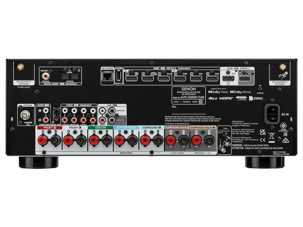 Házimozi rádióerősítő 7.2 8K – AVR-X2900H DAB