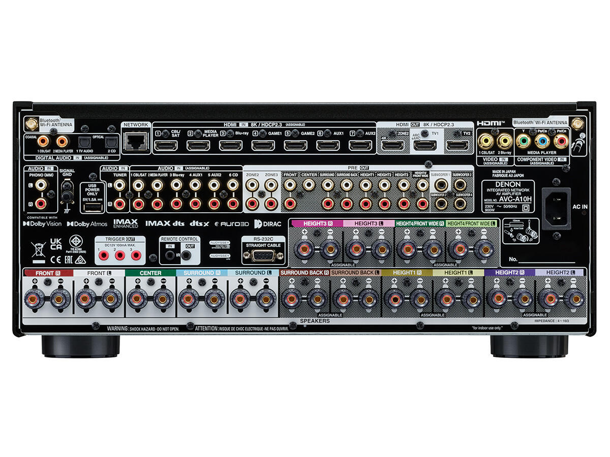 Házimozi rádióerősítő 13.4 8K – AVC-A10H (BLACK)