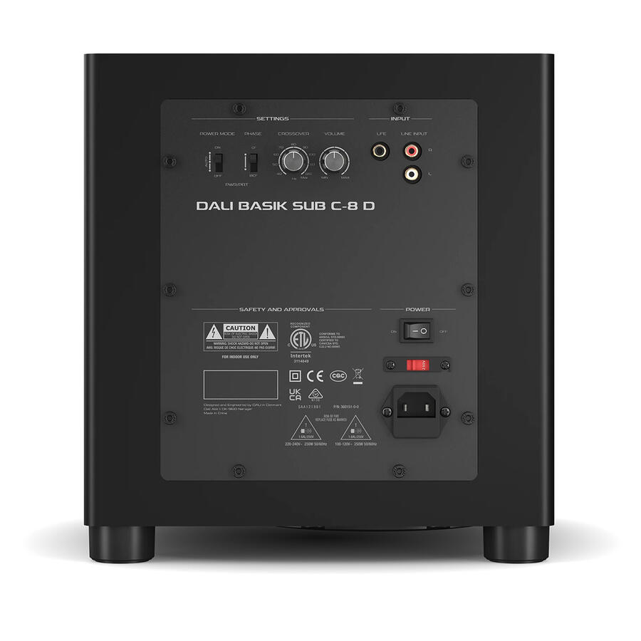 Aktív mélysugárzó- subwoofer – BASIK SUB (SOLID BLACK)