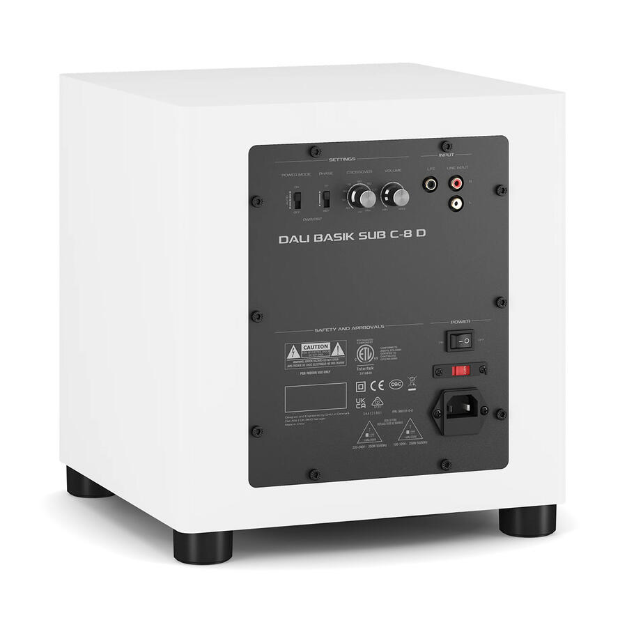 Aktív mélysugárzó- subwoofer – BASIK SUB (SOLID WHITE)