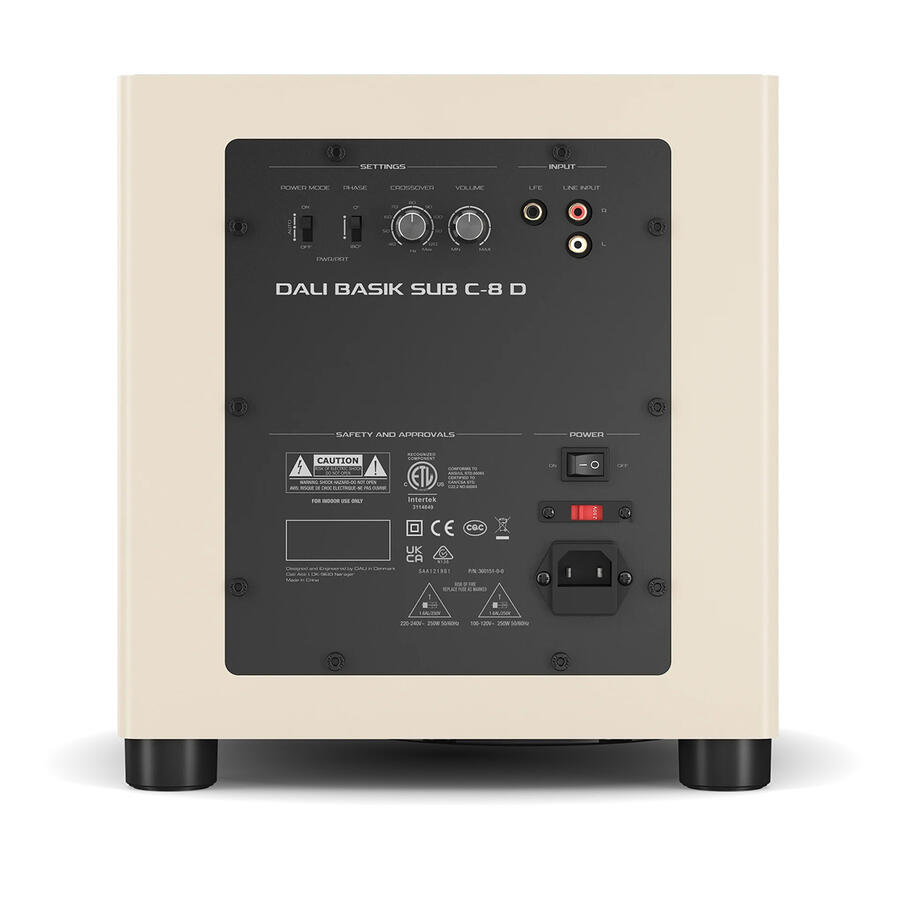Aktív mélysugárzó- subwoofer – BASIK SUB (CARAMEL WHITE)