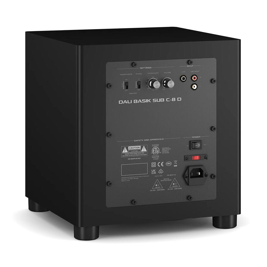 Aktív mélysugárzó- subwoofer – BASIK SUB (SOLID BLACK)