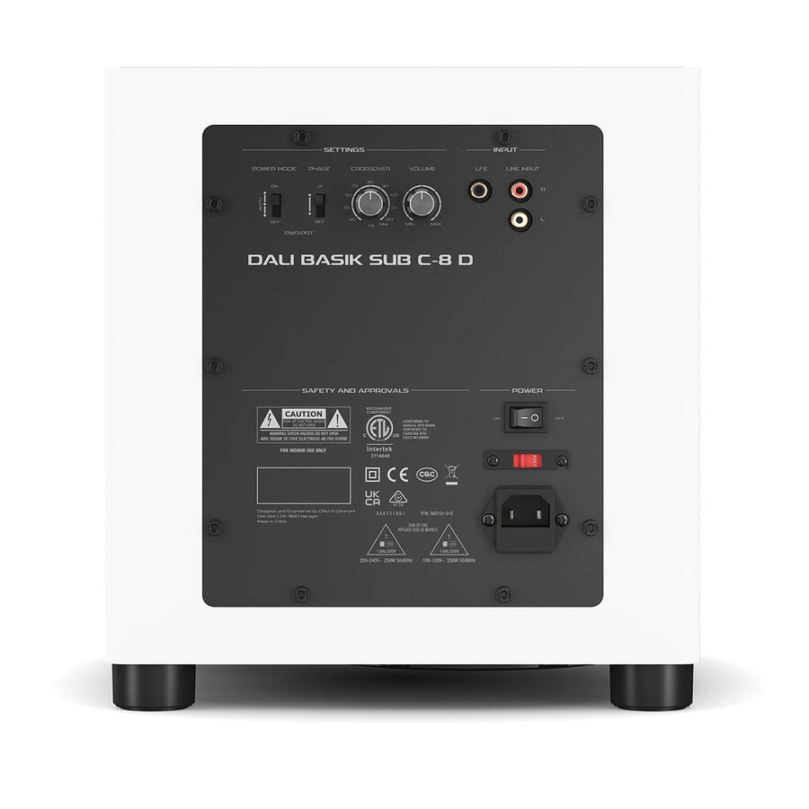 Aktív mélysugárzó- subwoofer – BASIK SUB (SOLID WHITE)
