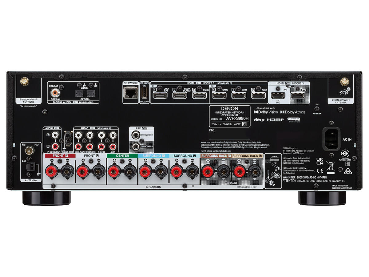 Házimozi rádióerősítő 7.2 8K – AVR-S980H