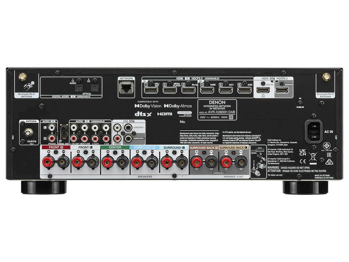 Házimozi rádióerősítő 7.2 8K – AVR-X2800H DAB
