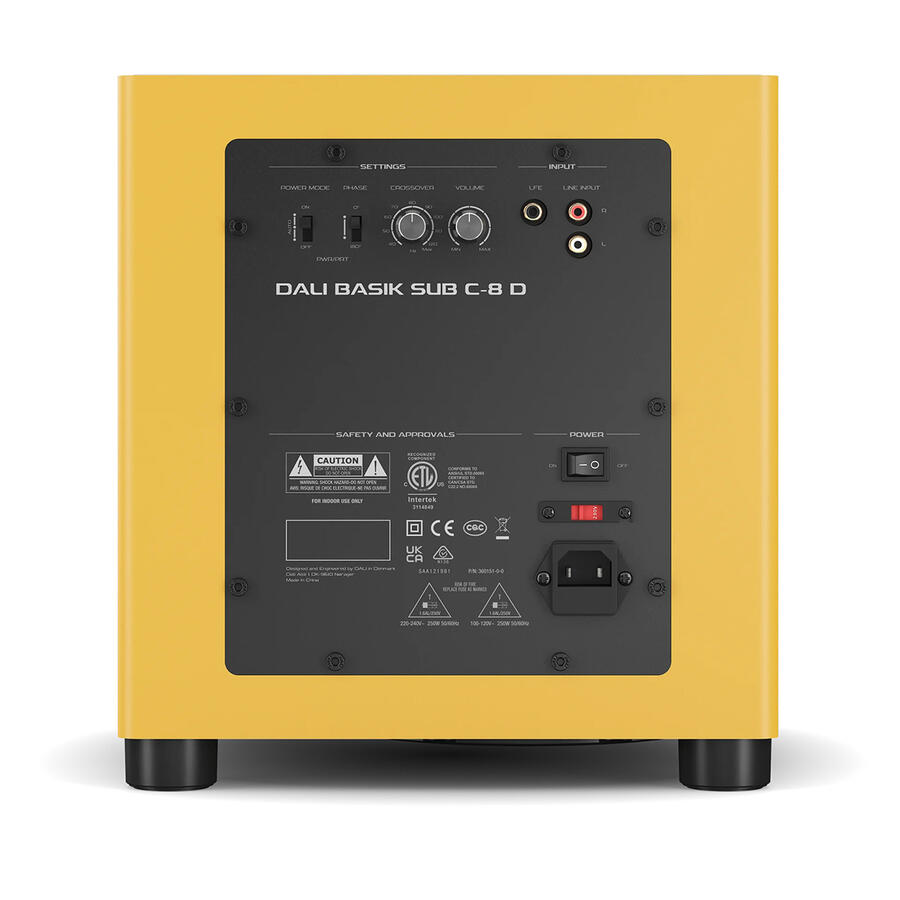 Aktív mélysugárzó- subwoofer – BASIK SUB (GOLDEN YELLOW)