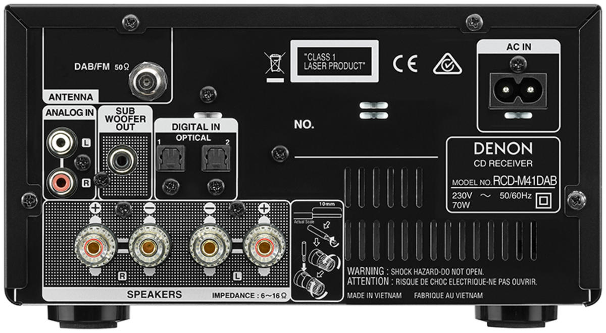 Sztereó CD/rádióerősítő – RCD-M41 DAB+ (PREMIUM SILVER)