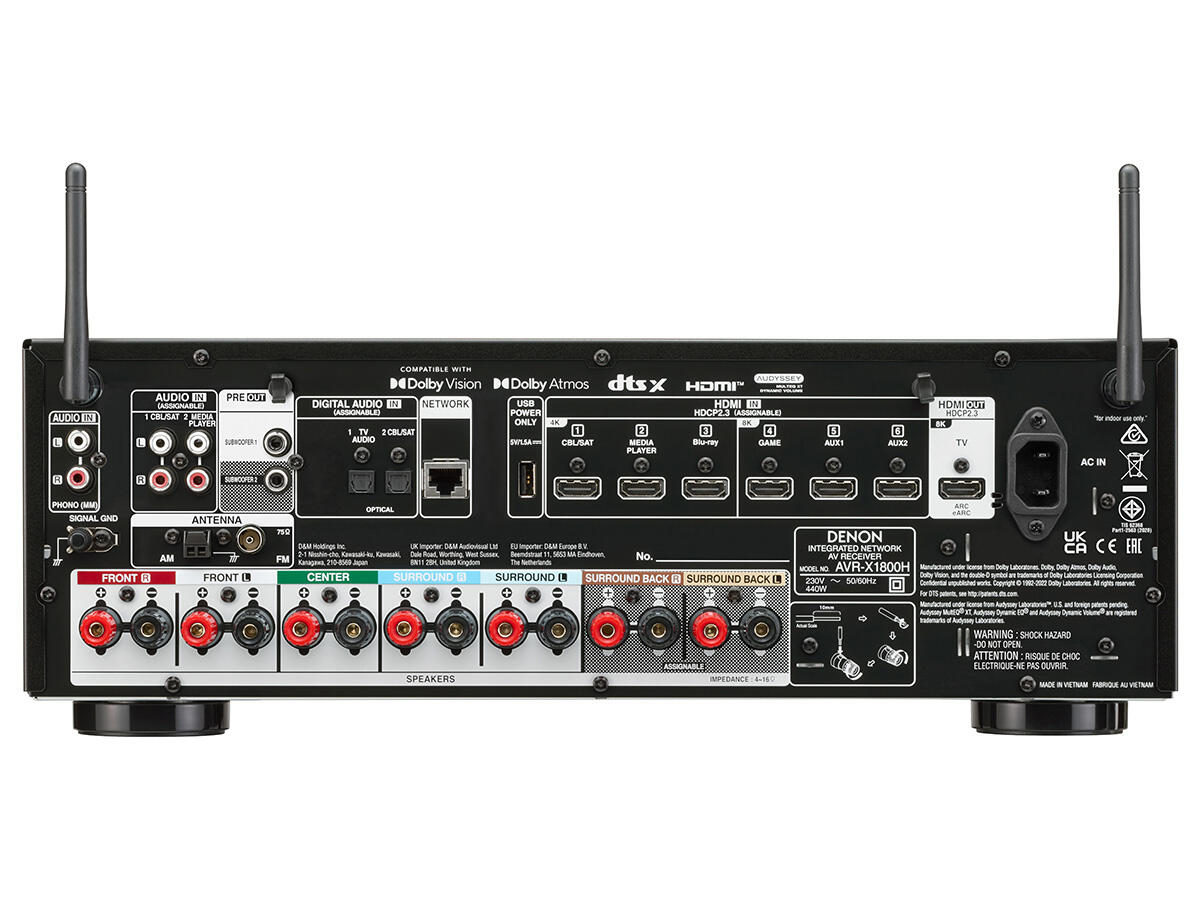 Házimozi rádióerősítő 7.2 8K – AVR-X1800H