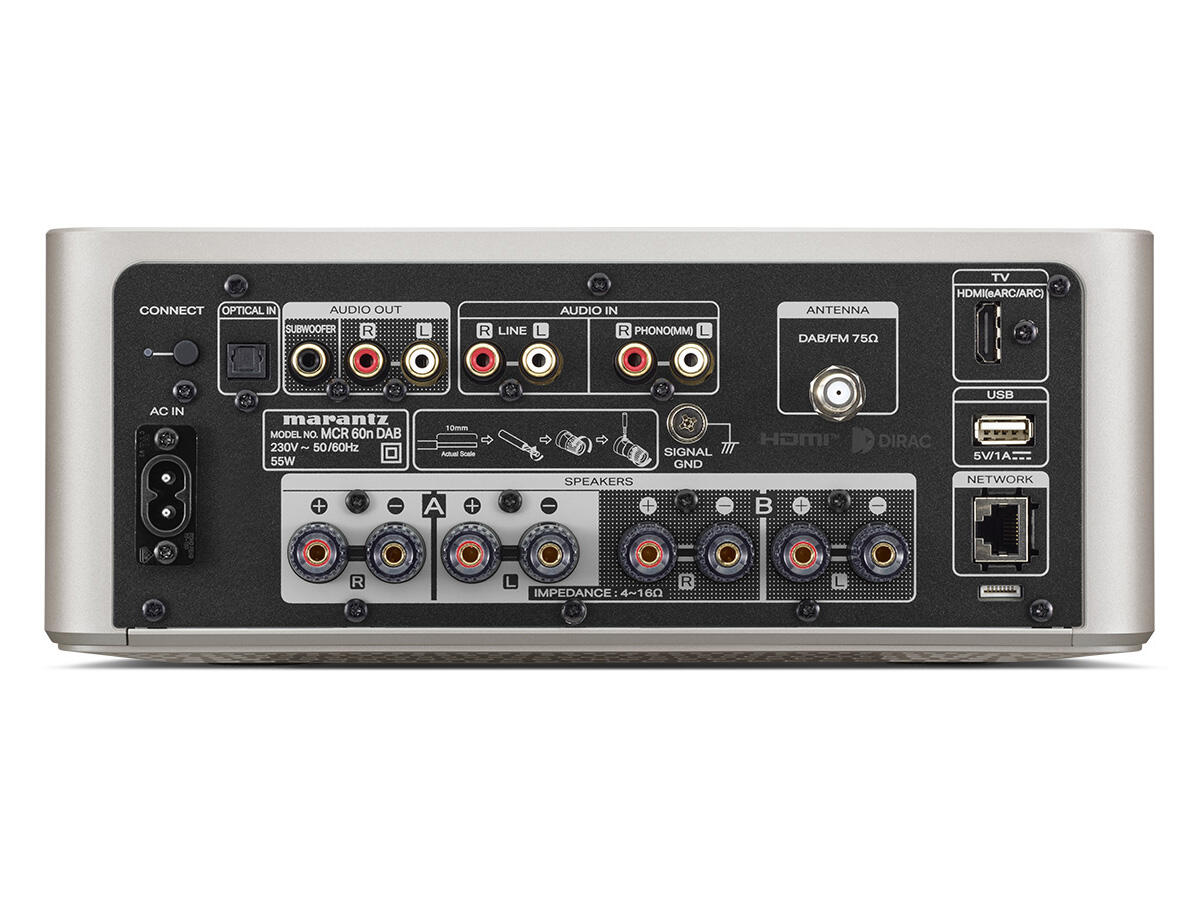 Hálózati audiolejátszó – MCR 60n DAB (CHAMPAGNE GOLD)