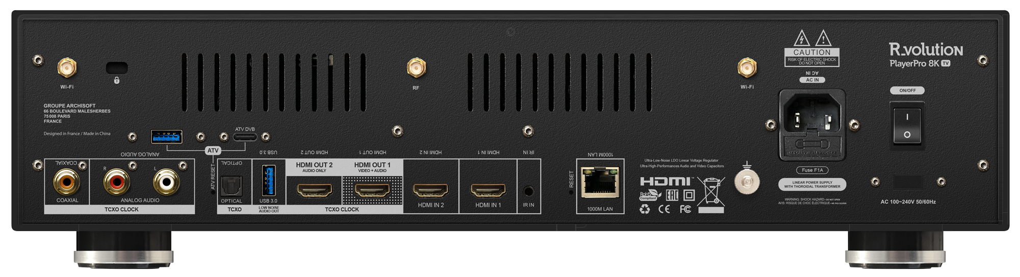 R_volution PlayerPro 8K TV